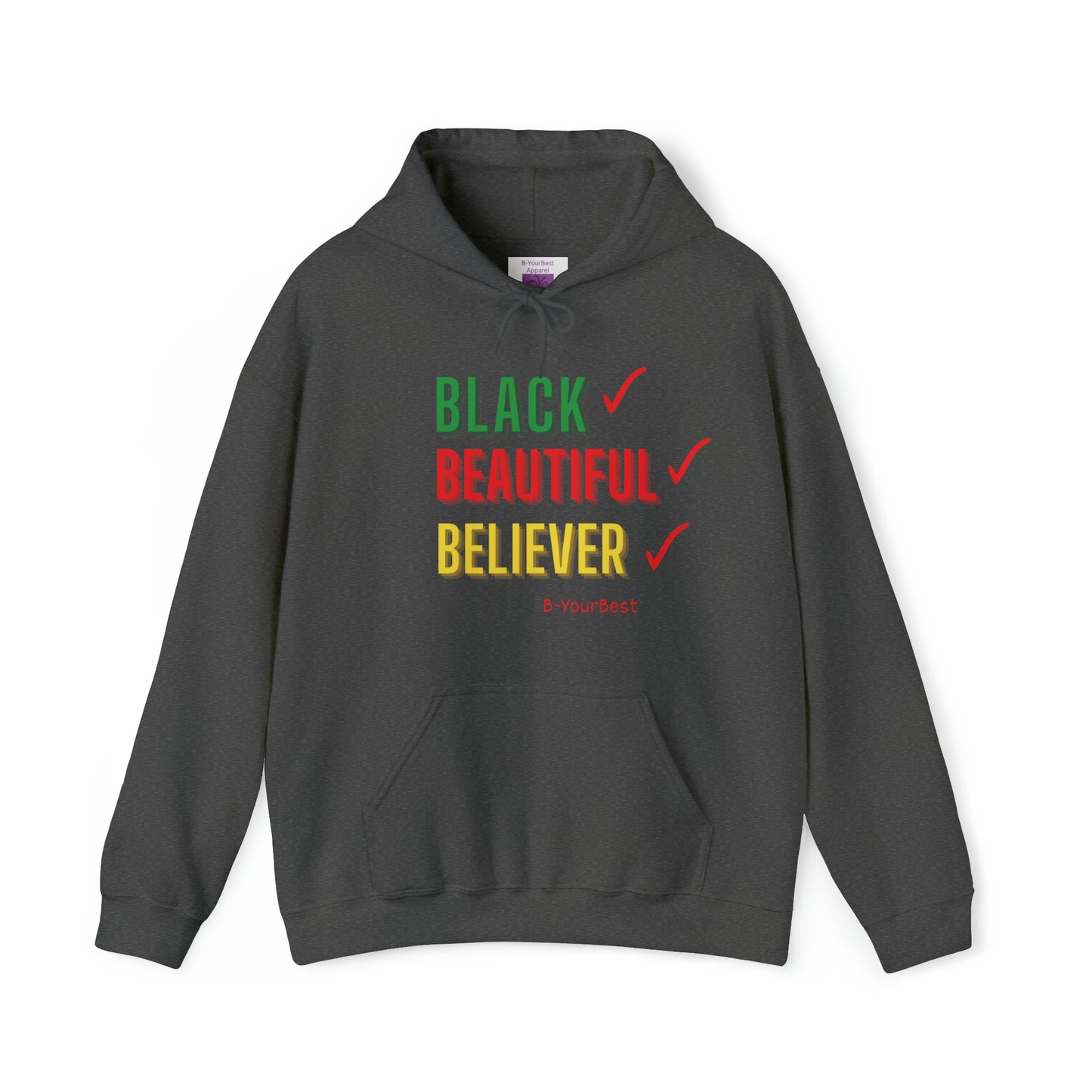 Black Beautiful Believer Hoodie