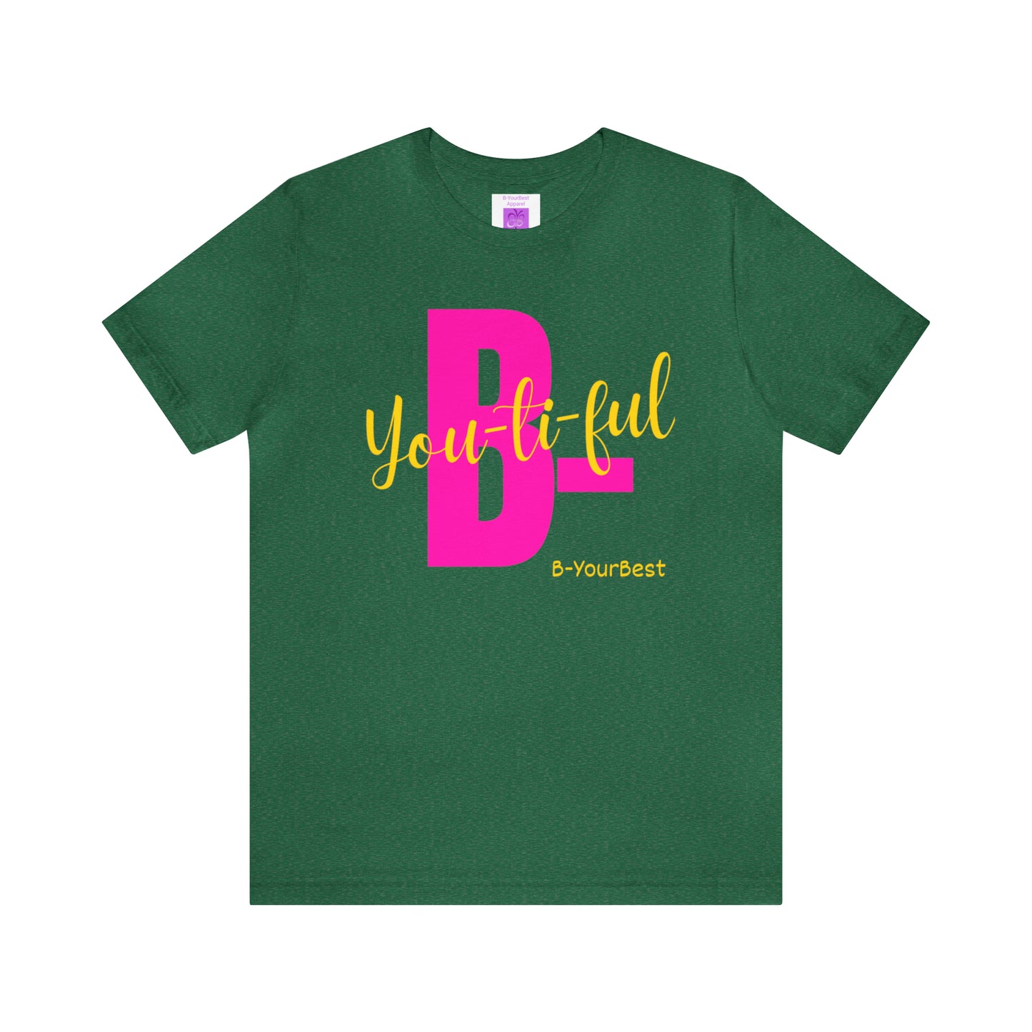 B-Youtiful (Pink & Yellow Ltrs) Tee