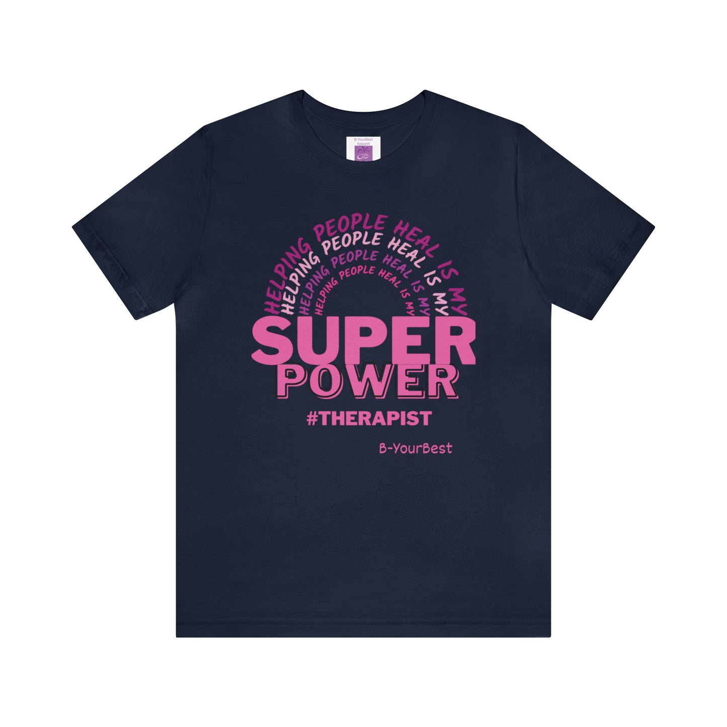 Super Power - (PINK LTRS) Tee
