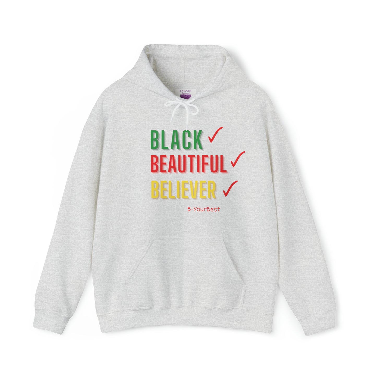 Black Beautiful Believer Hoodie