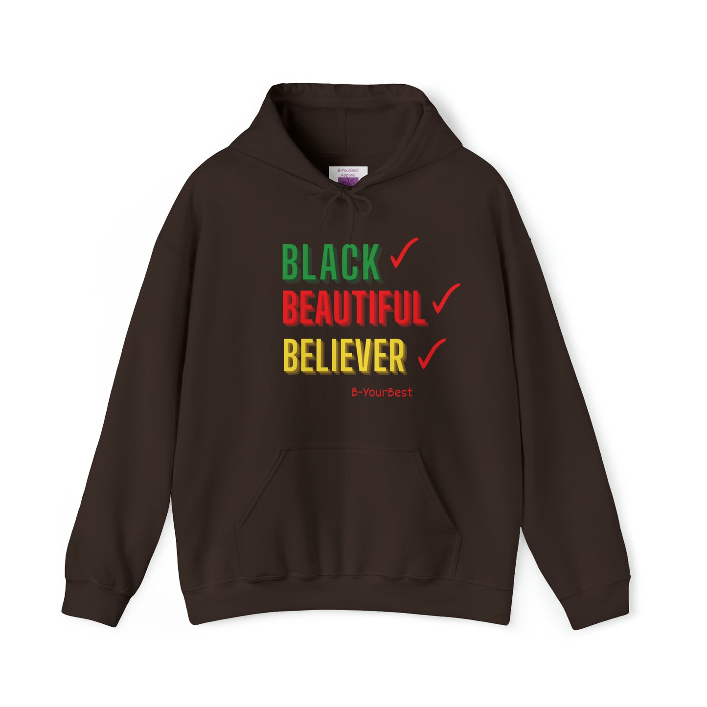 Black Beautiful Believer Hoodie