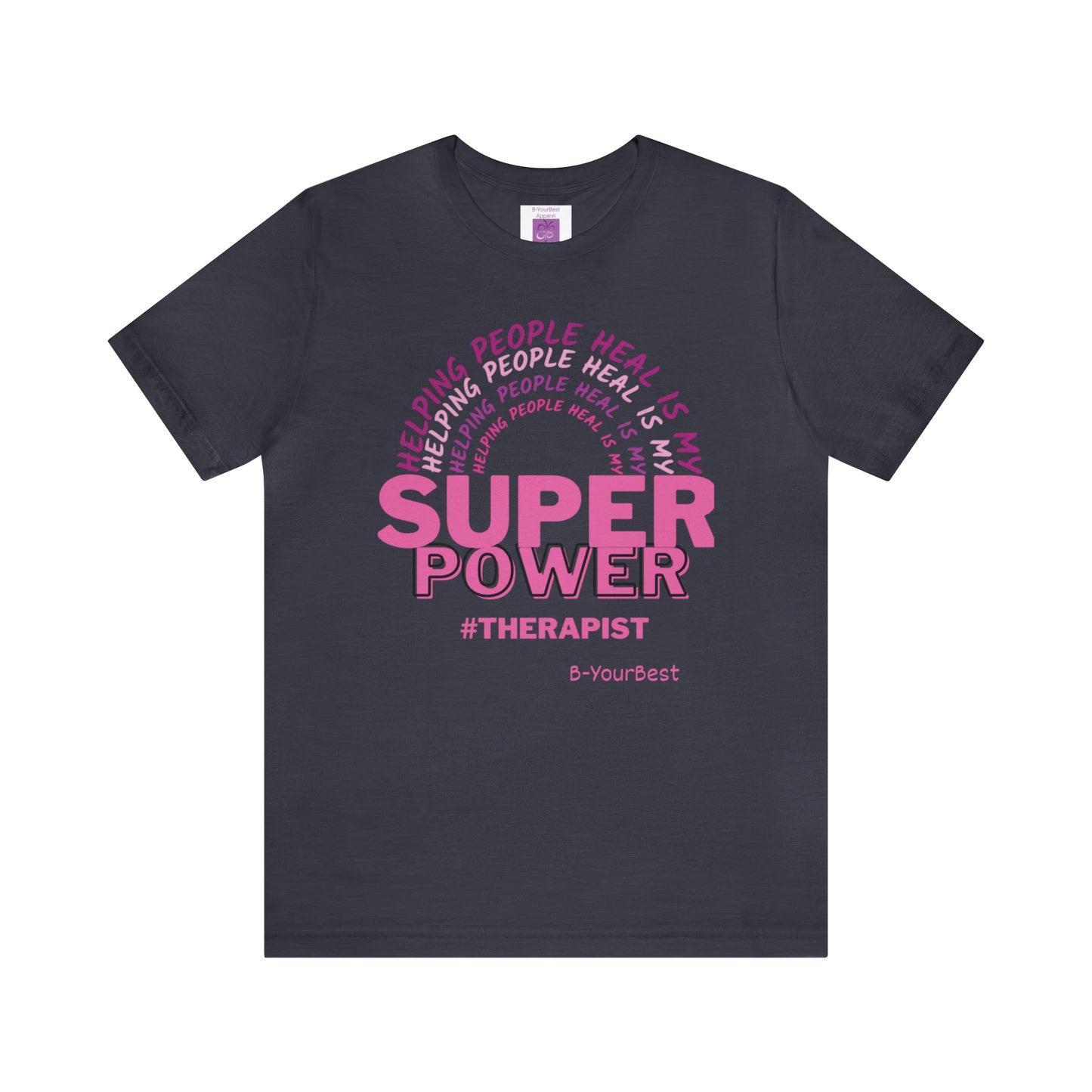 Super Power - (PINK LTRS) Tee