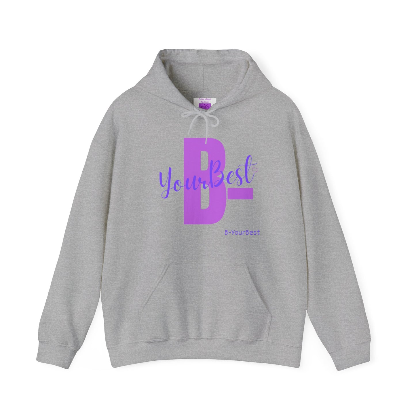 B-YourBest Hoodie Purple Ltrs