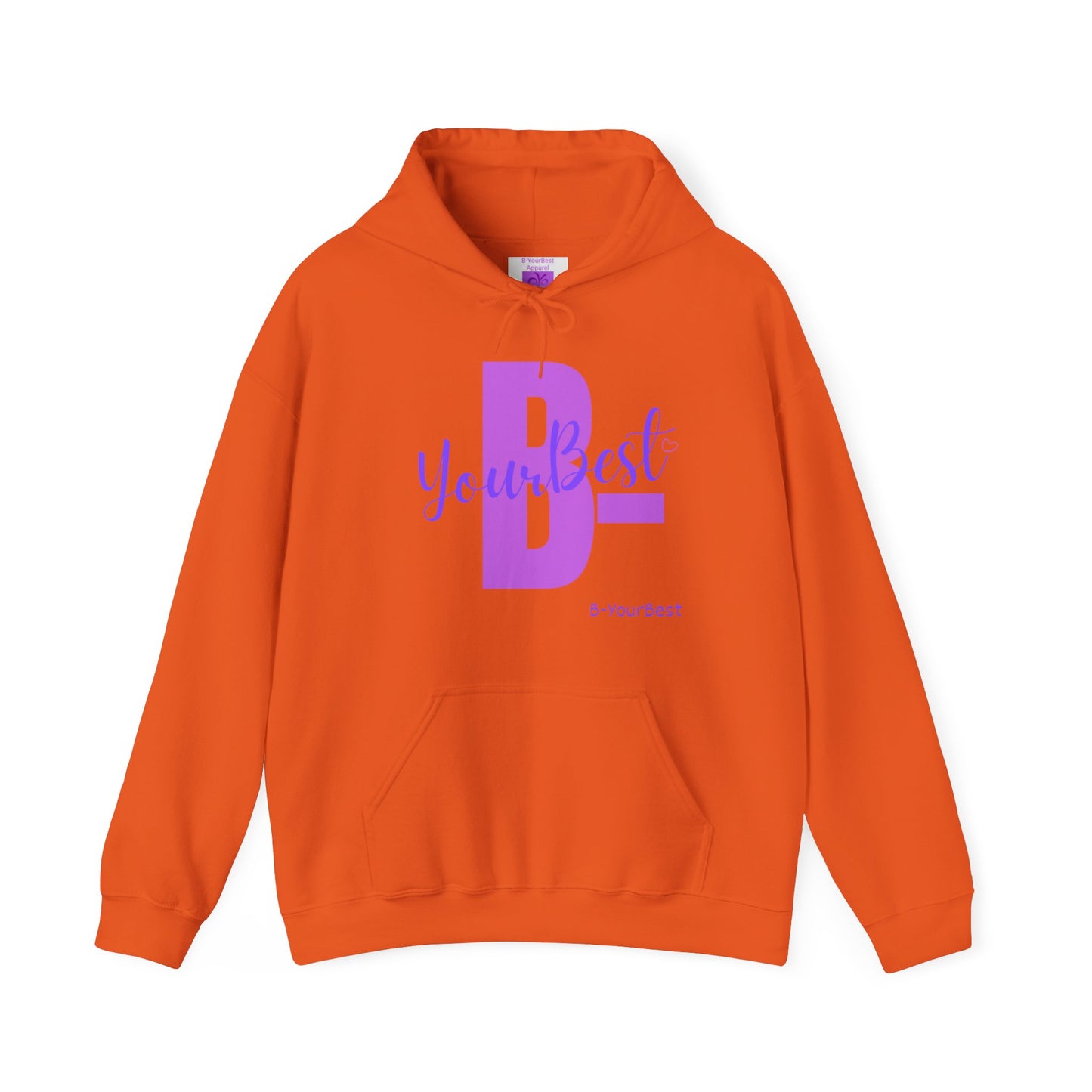 B-YourBest Hoodie Purple Ltrs