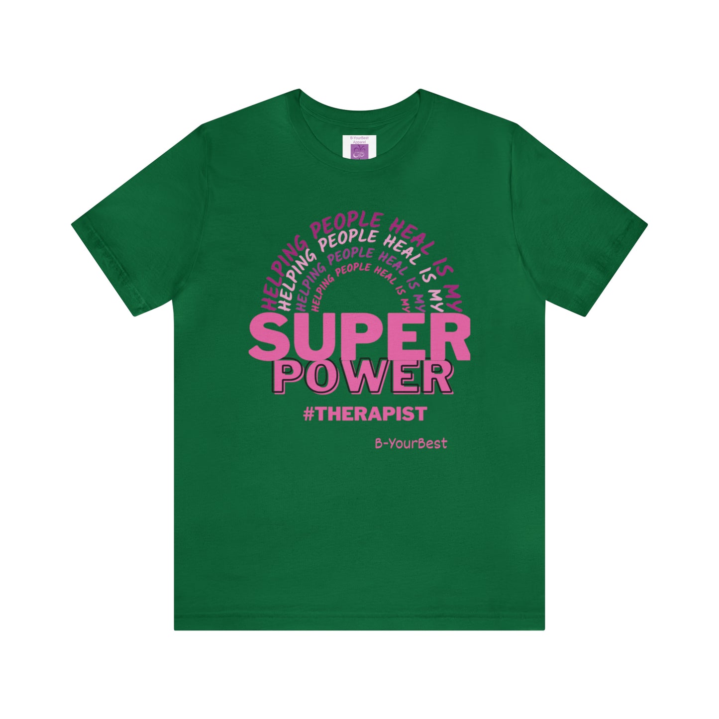 Super Power - (PINK LTRS) Tee