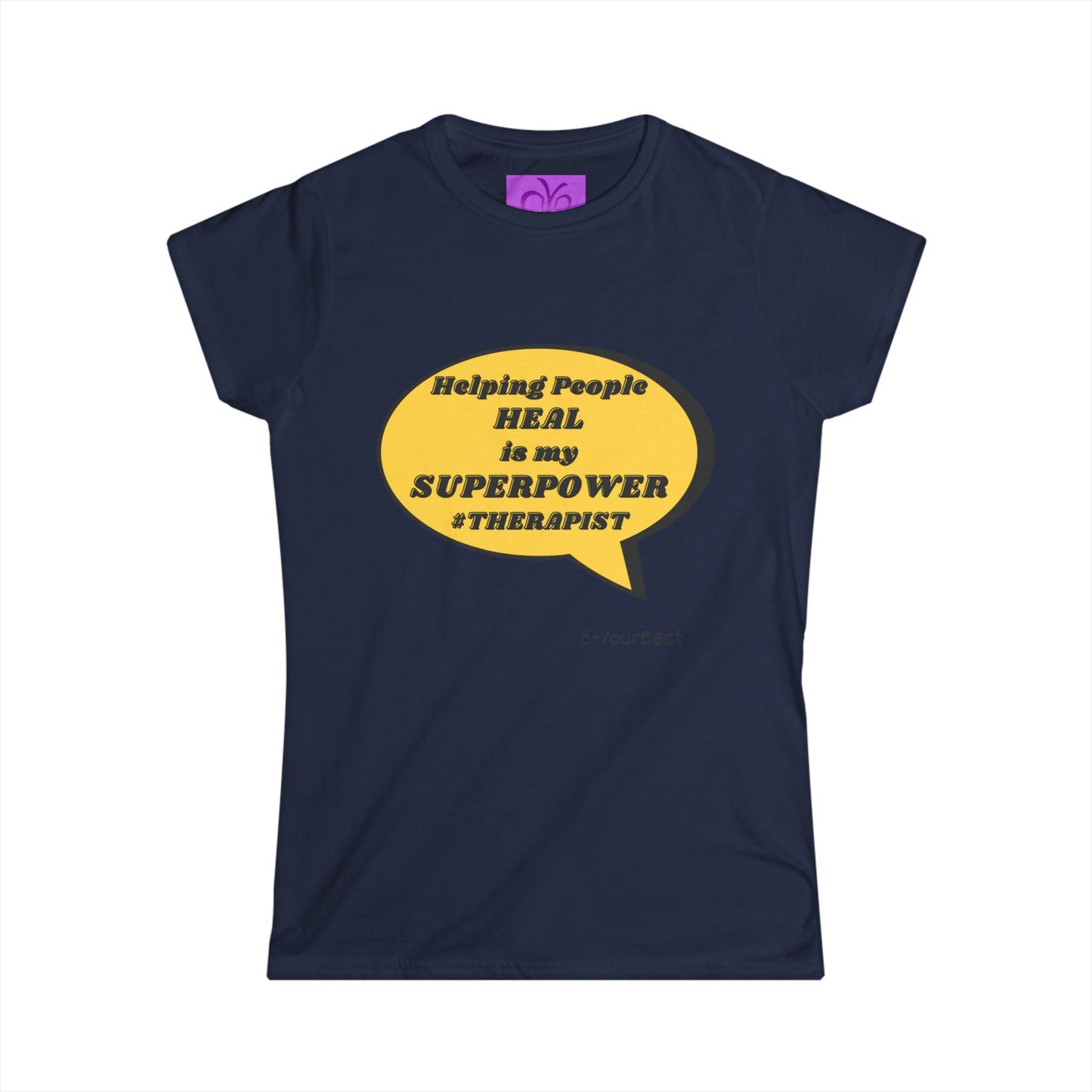 Helping People Heal Superpower Women's Softstyle Tee