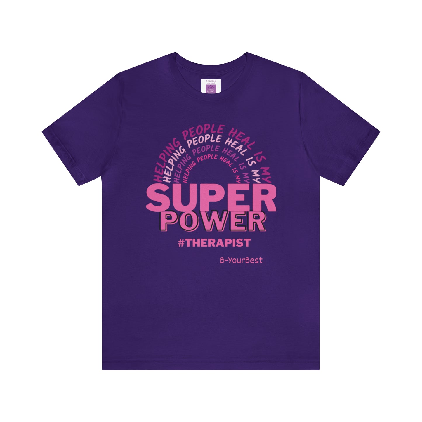 Super Power - (PINK LTRS) Tee
