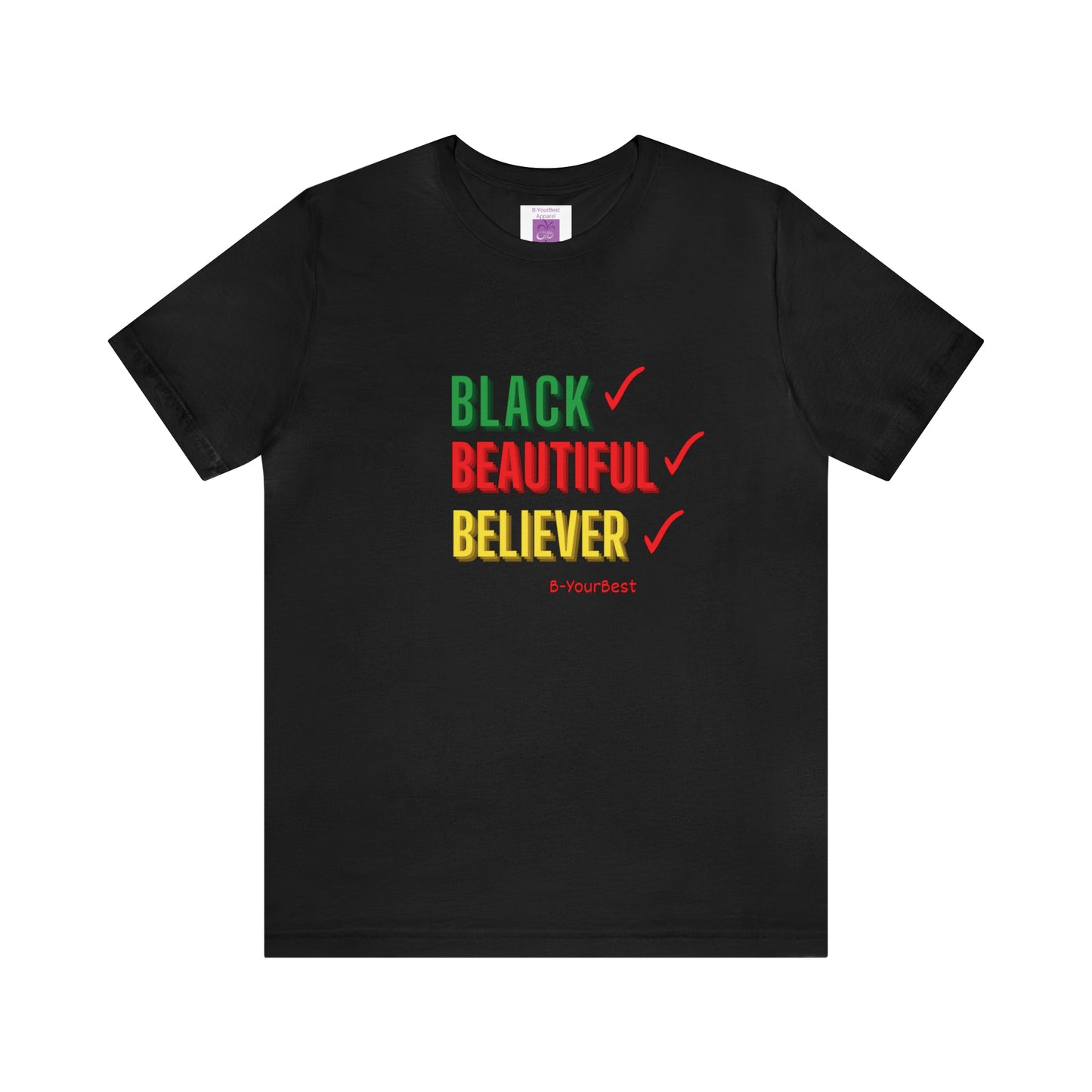 Black Beautiful Believer Tee