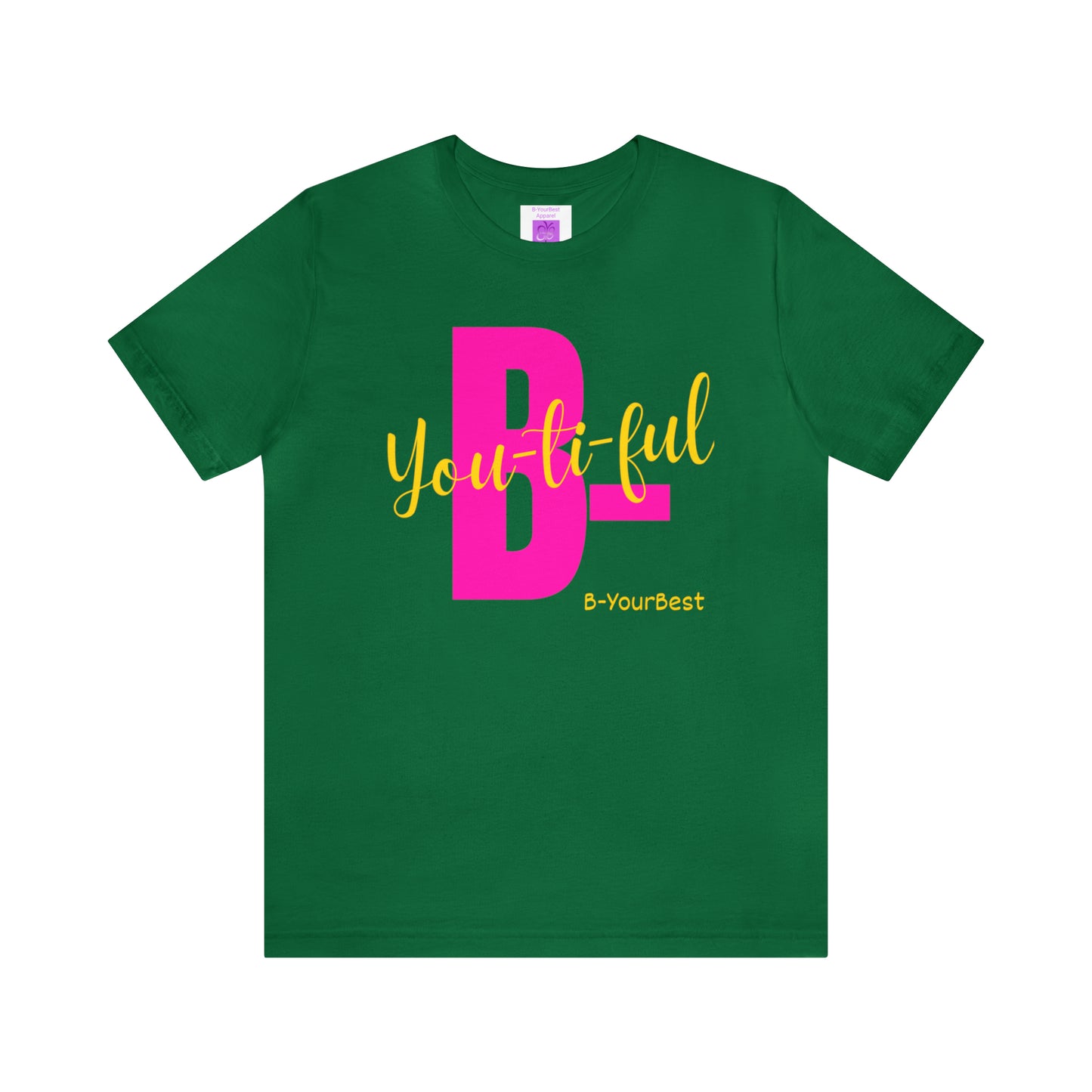 B-Youtiful (Pink & Yellow Ltrs) Tee