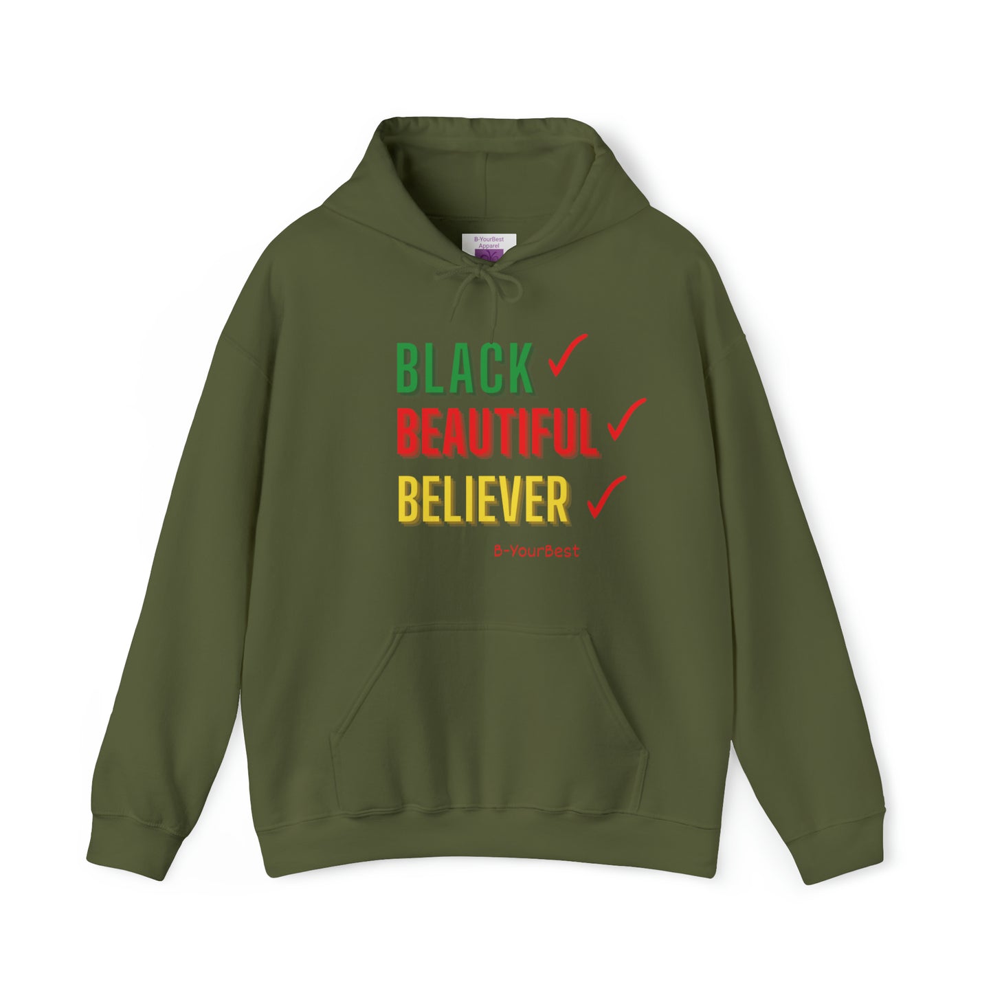 Black Beautiful Believer Hoodie