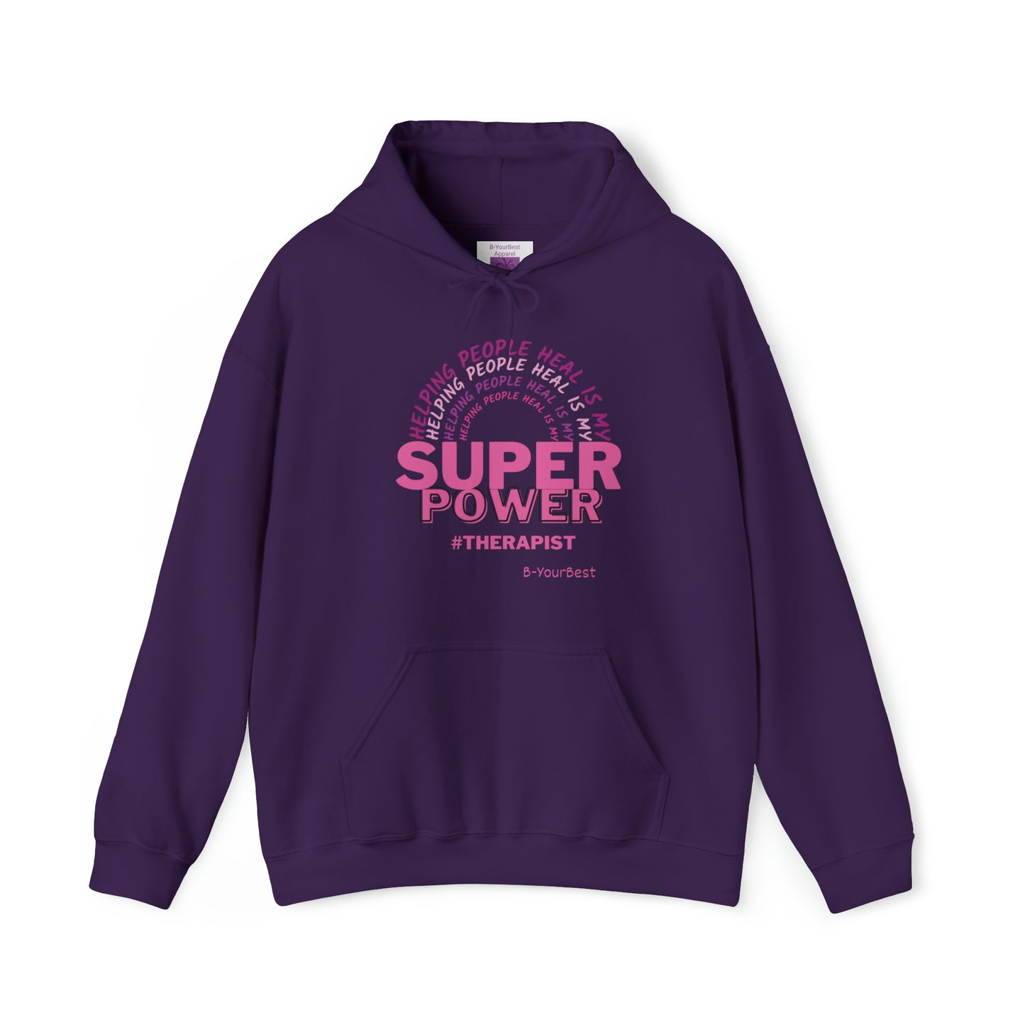 Super Power Hoodie - (PINK)