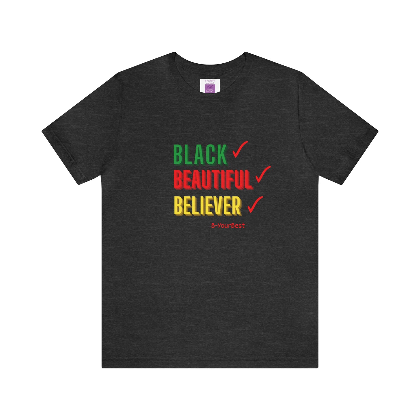 Black Beautiful Believer Tee