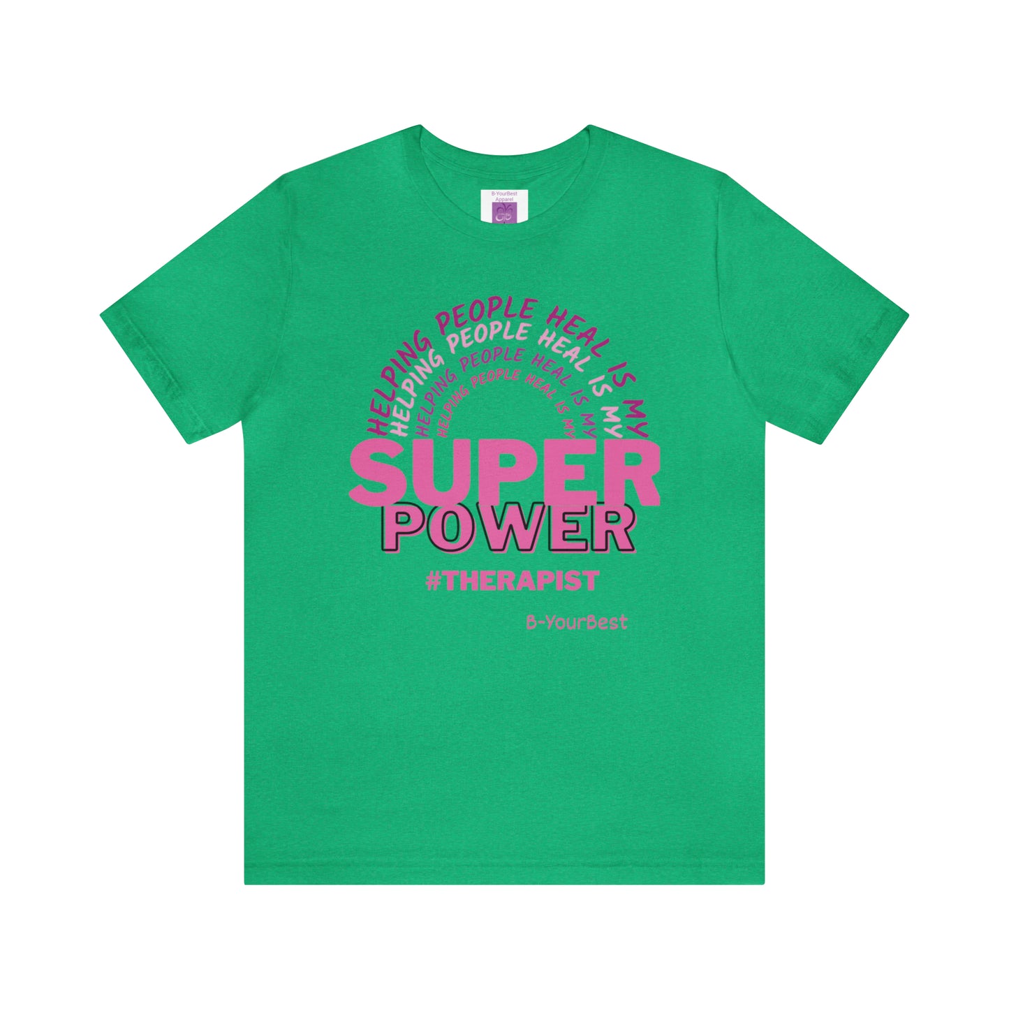 Super Power - (PINK LTRS) Tee