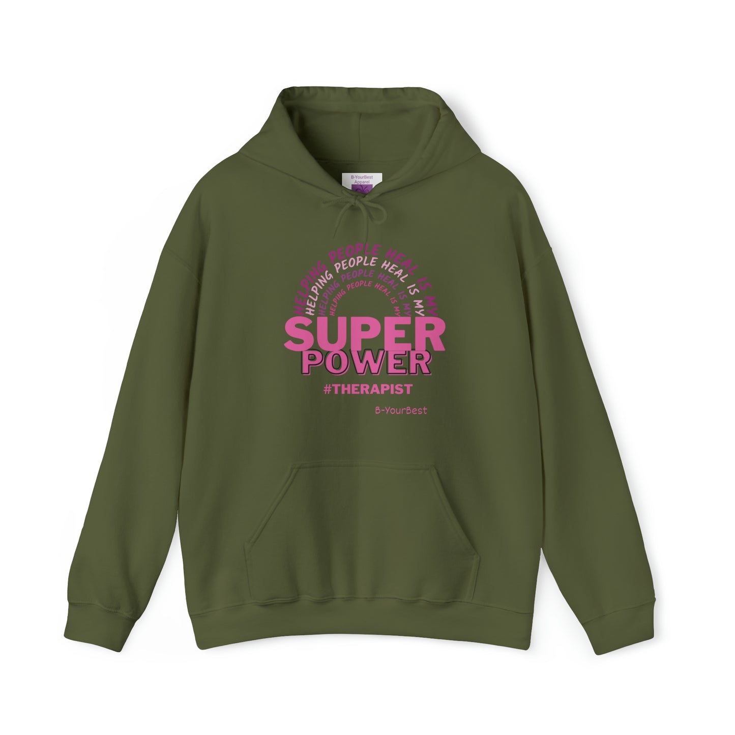 Super Power Hoodie - (PINK)