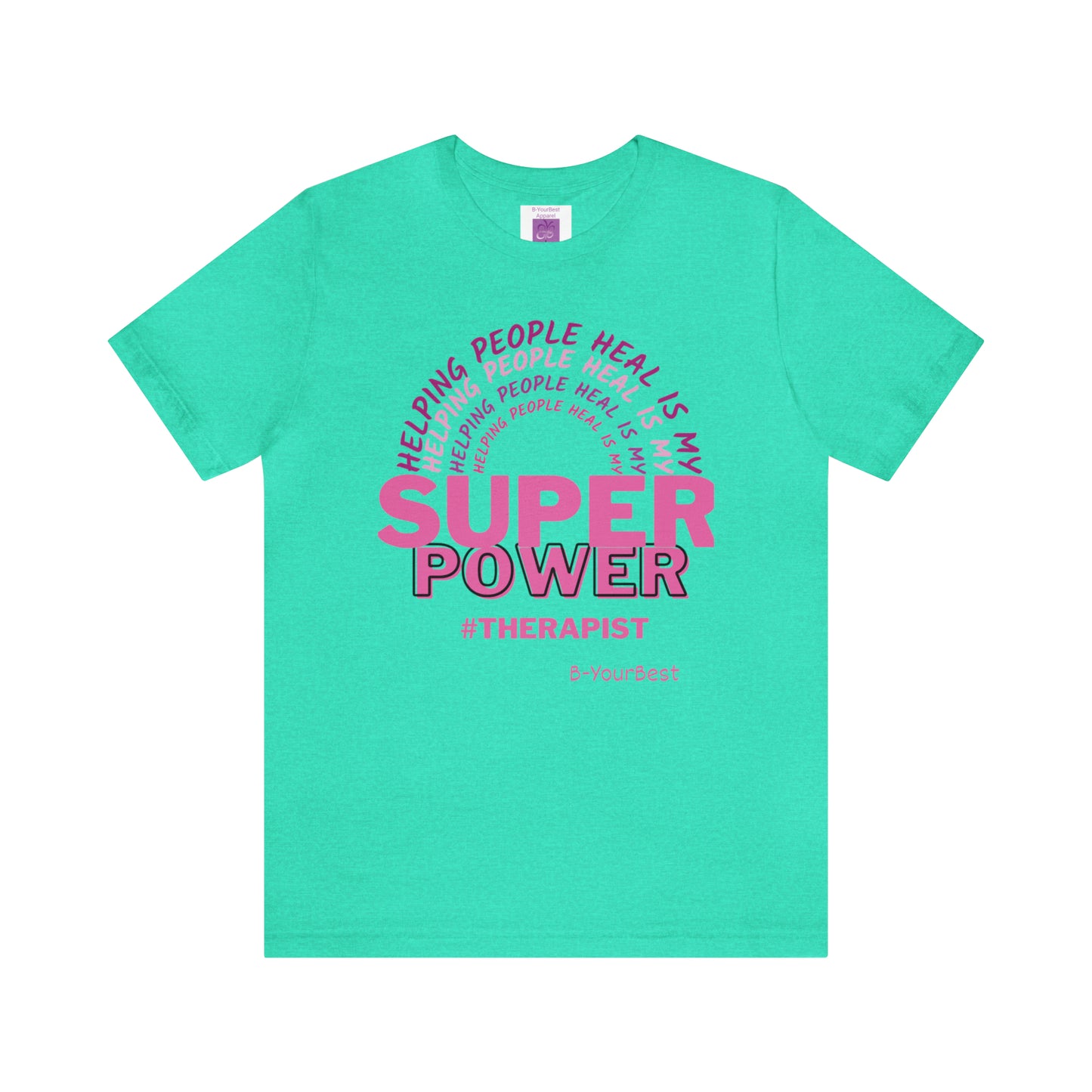 Super Power - (PINK LTRS) Tee