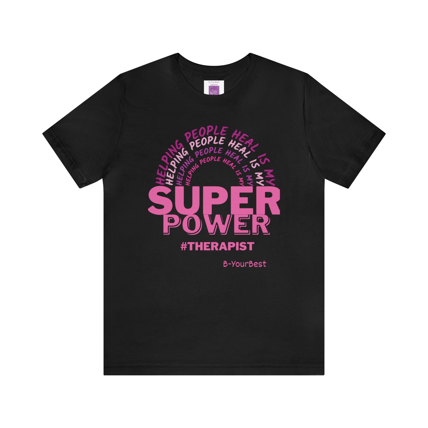 Super Power - (PINK LTRS) Tee