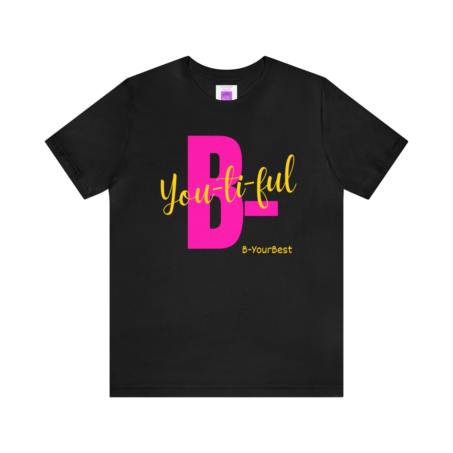 B-Youtiful (Pink & Yellow Ltrs) Tee