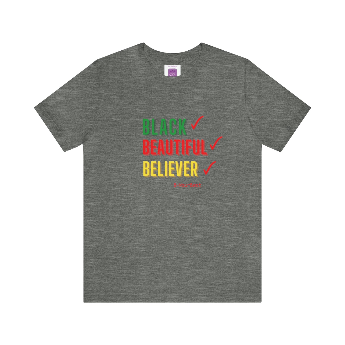 Black Beautiful Believer Tee