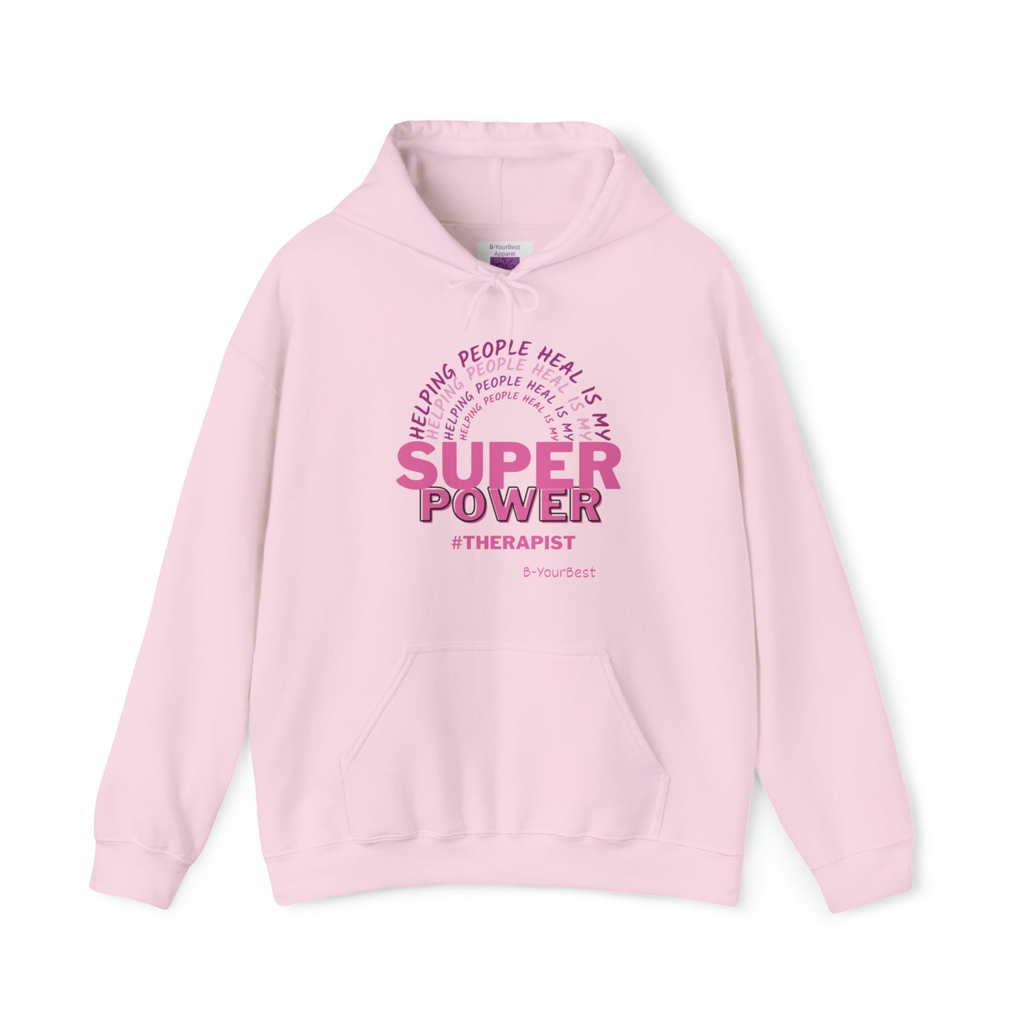 Super Power Hoodie - (PINK)