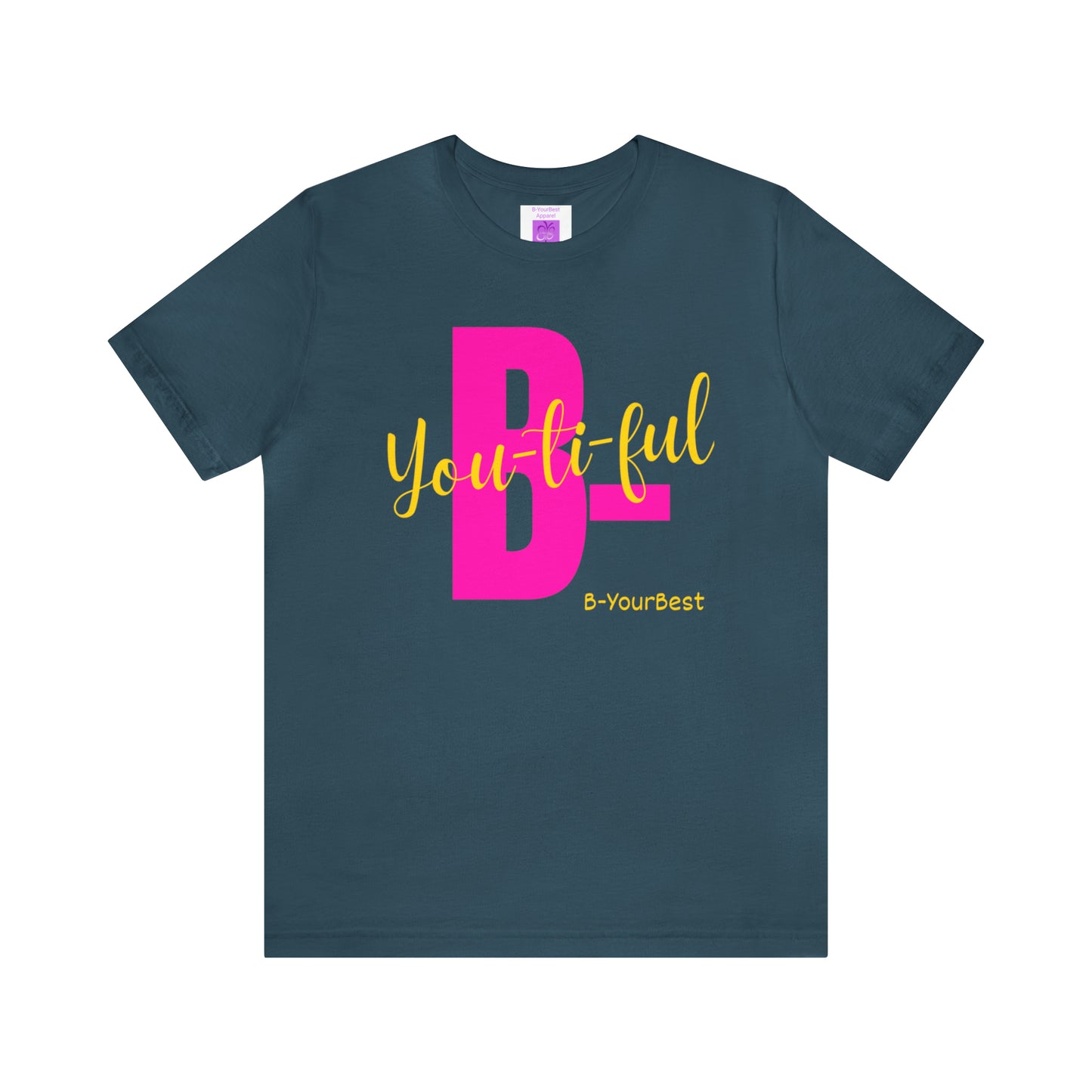 B-Youtiful (Pink & Yellow Ltrs) Tee