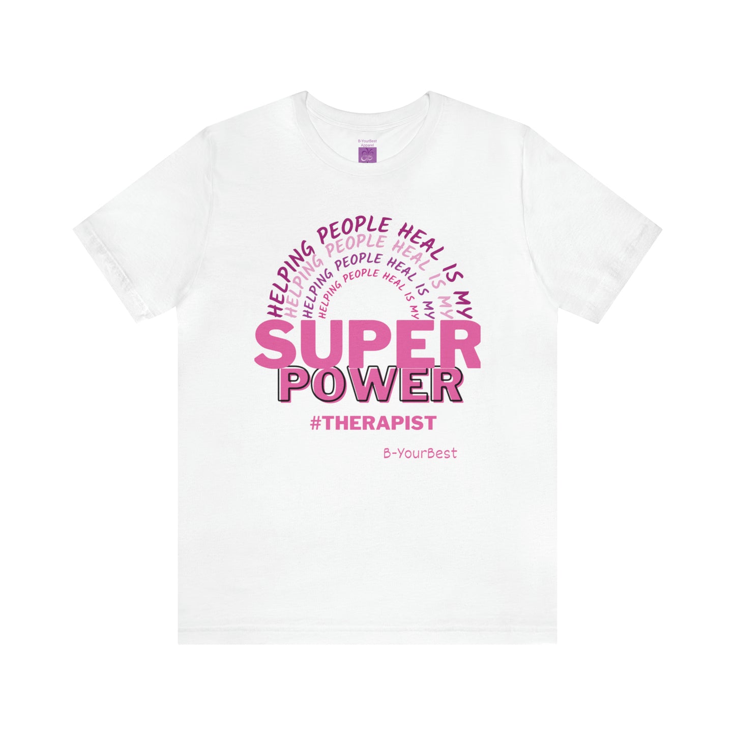 Super Power - (PINK LTRS) Tee