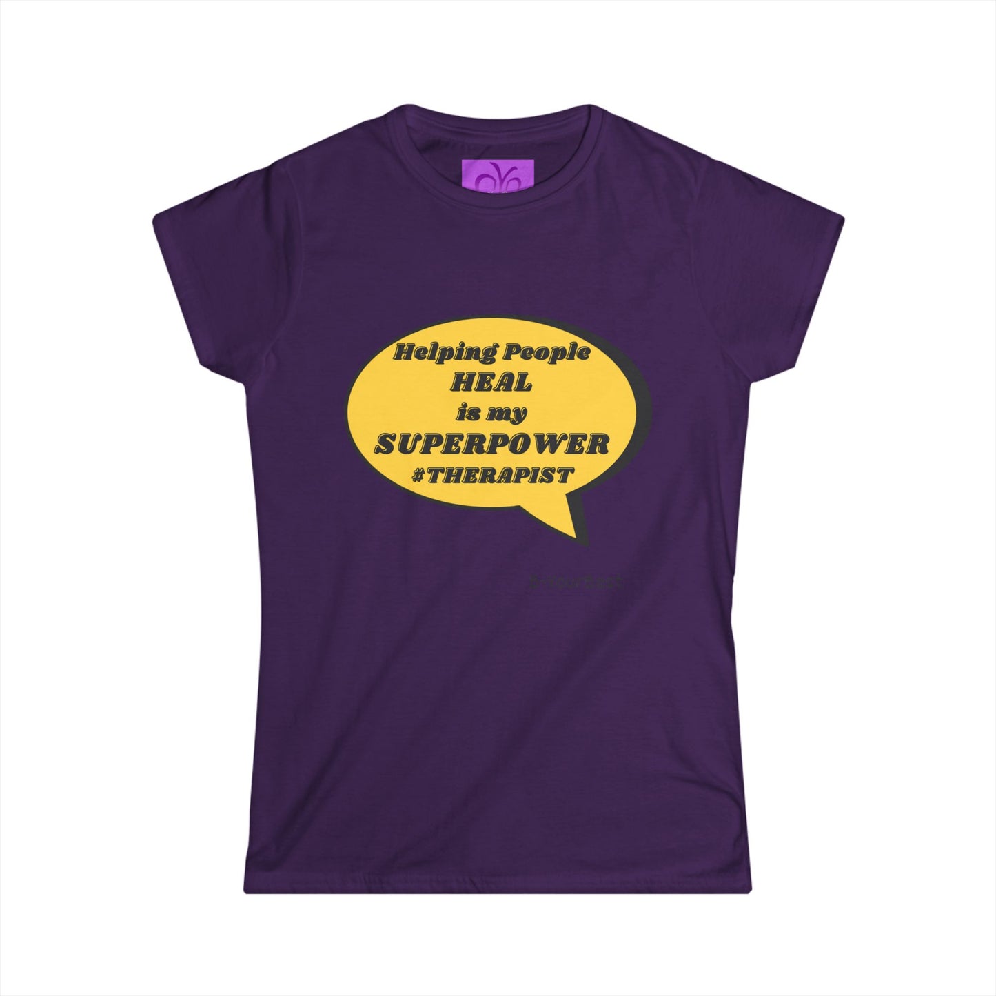 Helping People Heal Superpower Women's Softstyle Tee