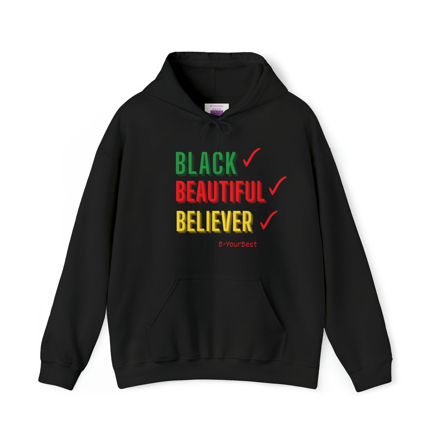 Black Beautiful Believer Hoodie
