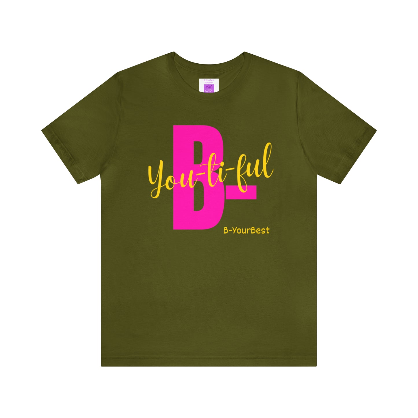 B-Youtiful (Pink & Yellow Ltrs) Tee