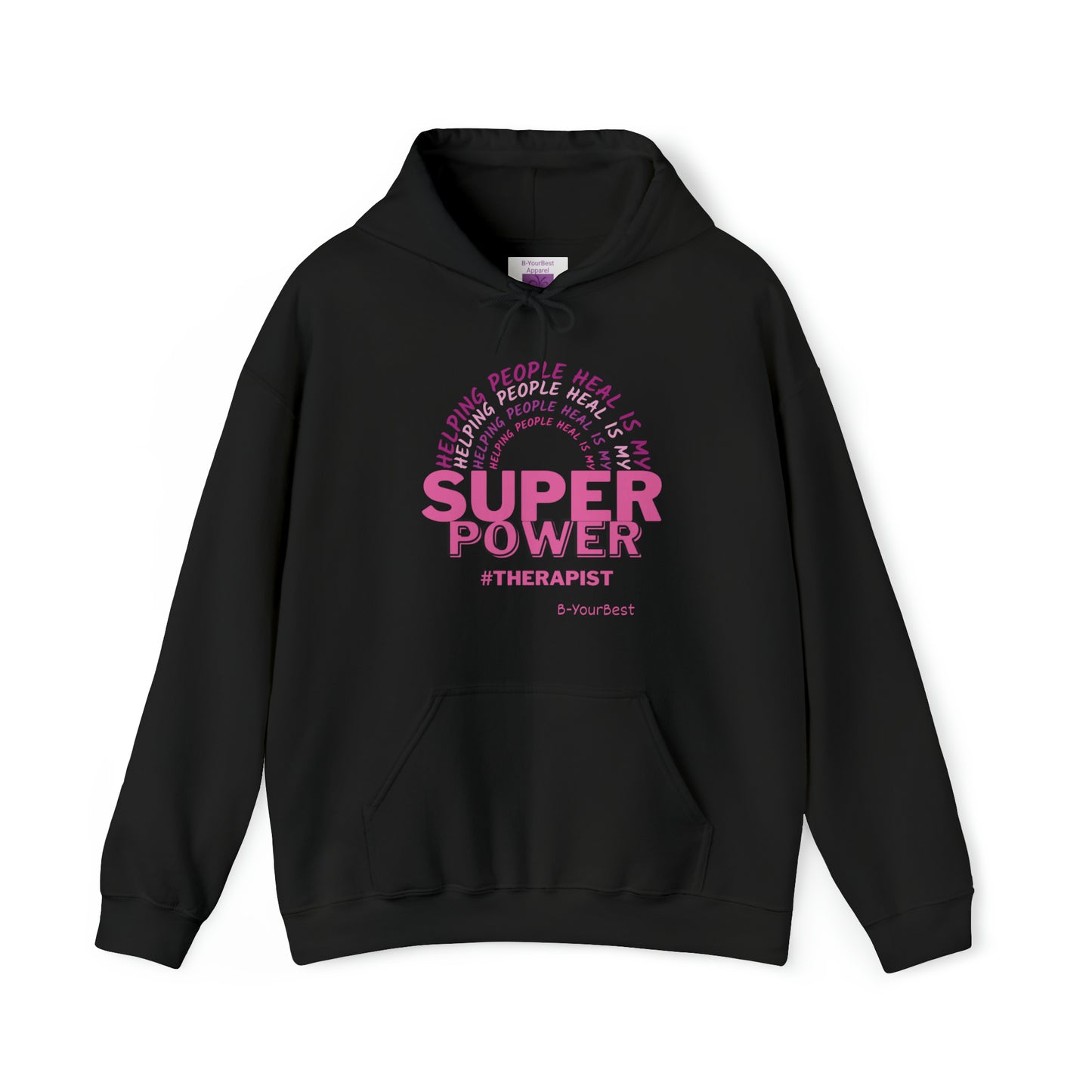 Super Power Hoodie - (PINK)