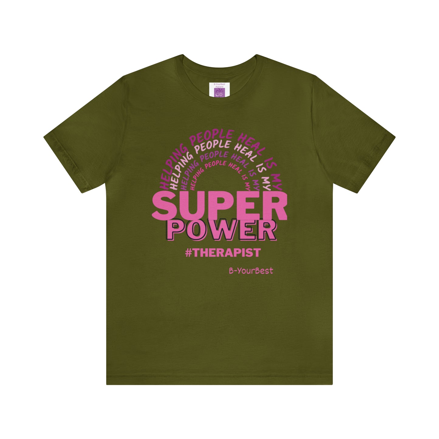 Super Power - (PINK LTRS) Tee