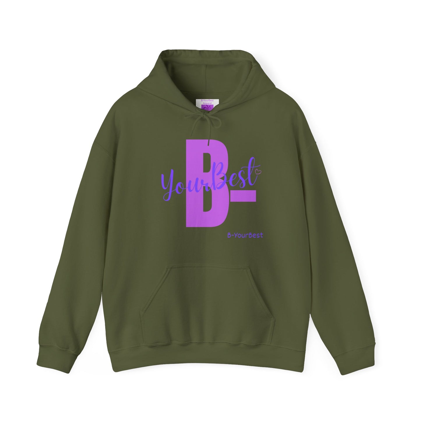 B-YourBest Hoodie Purple Ltrs