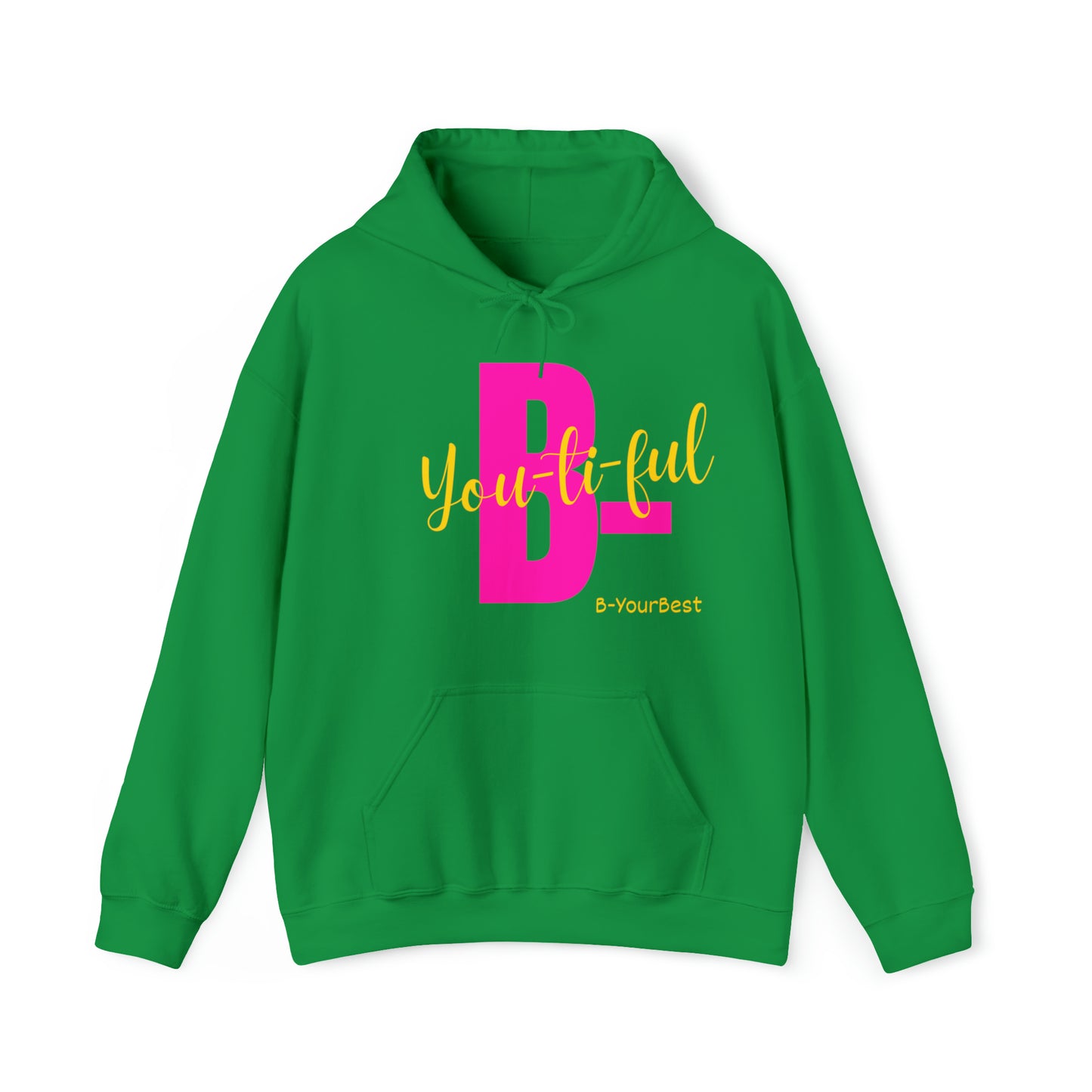 B-Youtiful Hoodie (Pink & Yellow Ltrs)