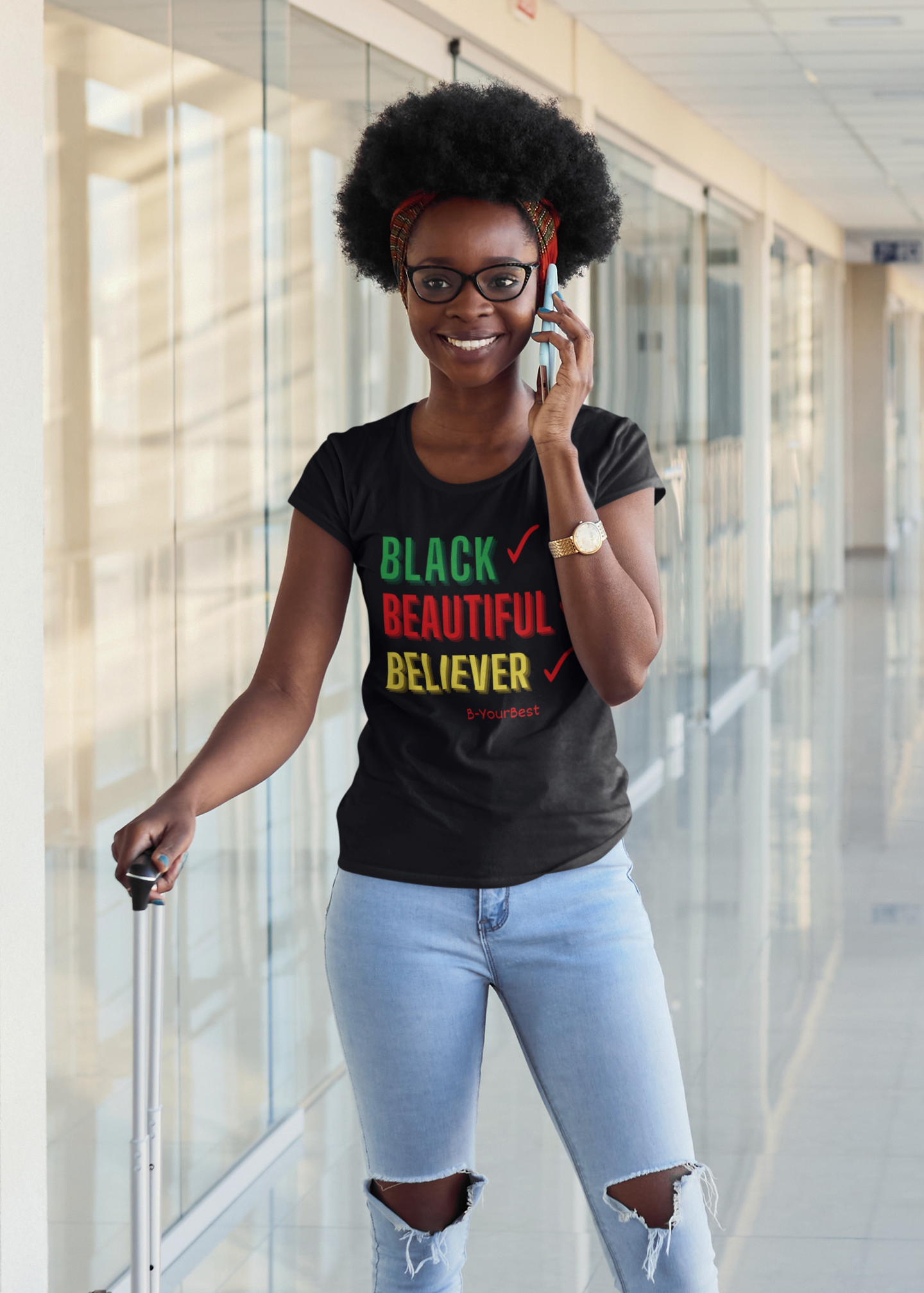 Black Beautiful Believer Tee