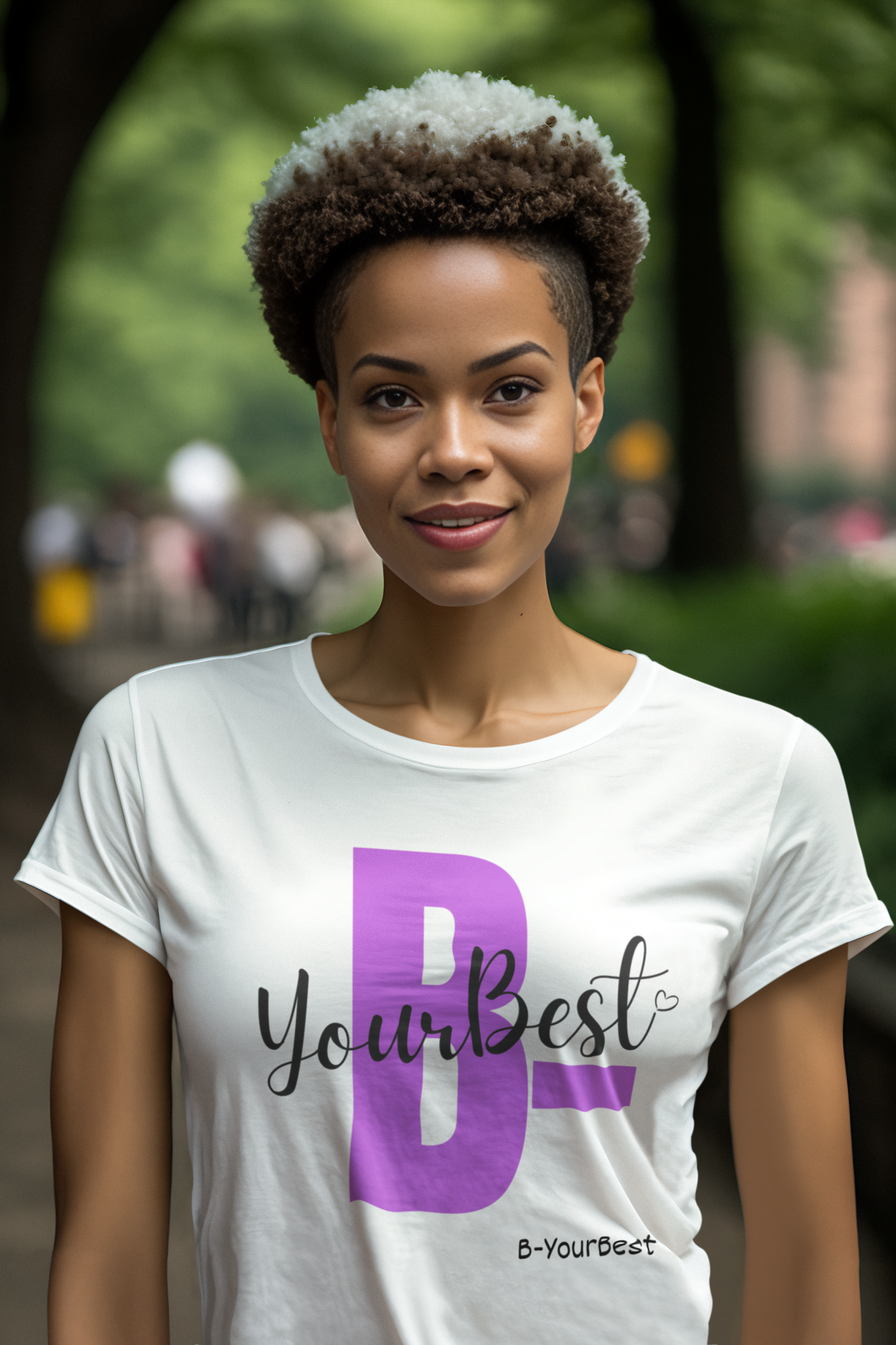 B-YourBest (PURPLE & BLK LTRS) Tee