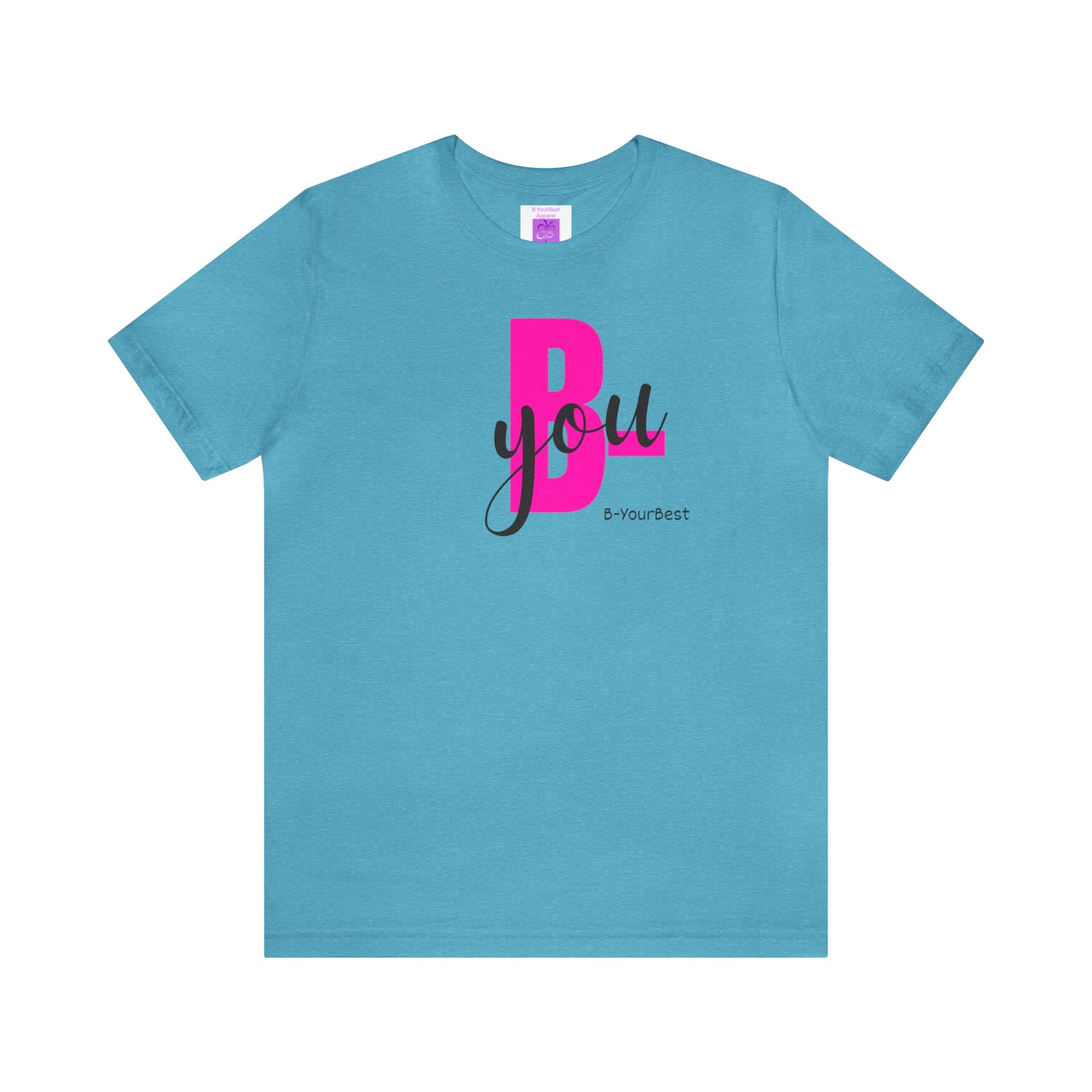 B-You (BLK and Pink Ltrs) Tee