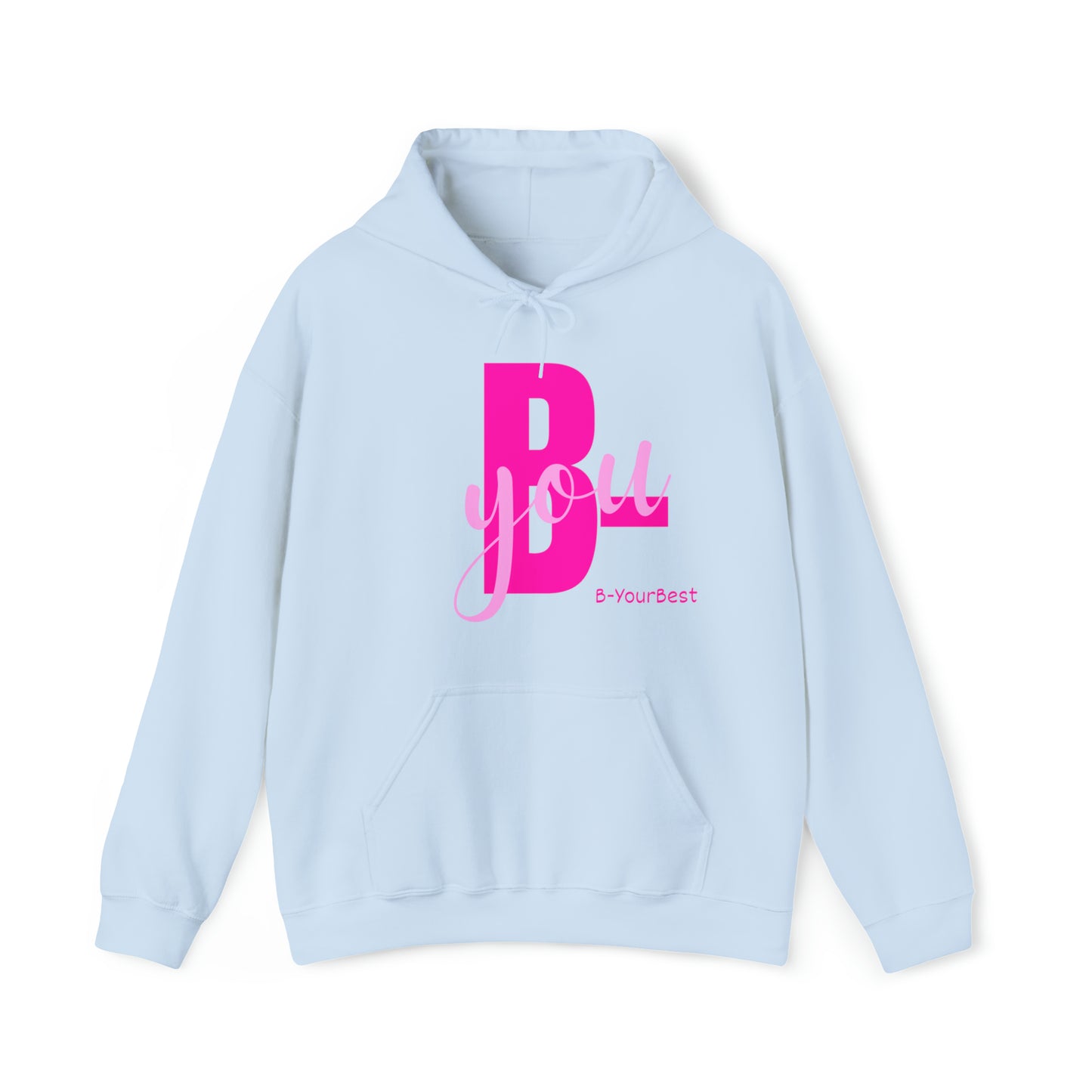 B-You Hoodie (Pink Ltrs)