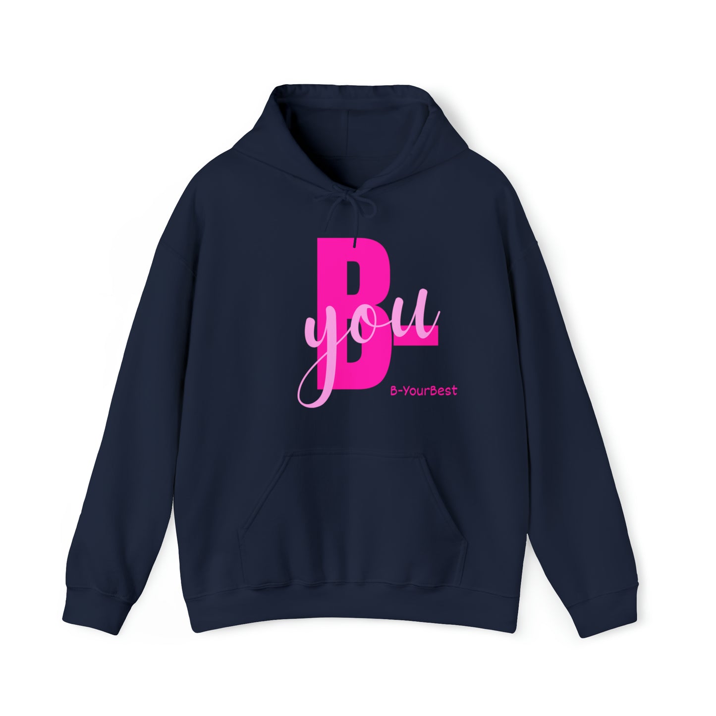 B-You Hoodie (Pink Ltrs)