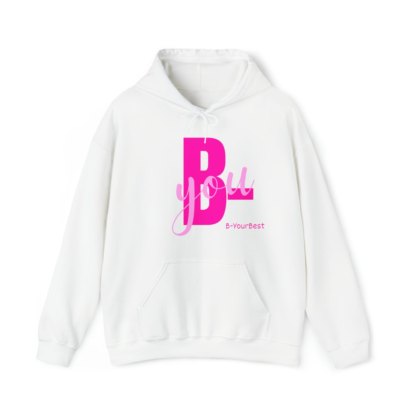 B-You Hoodie (Pink Ltrs)