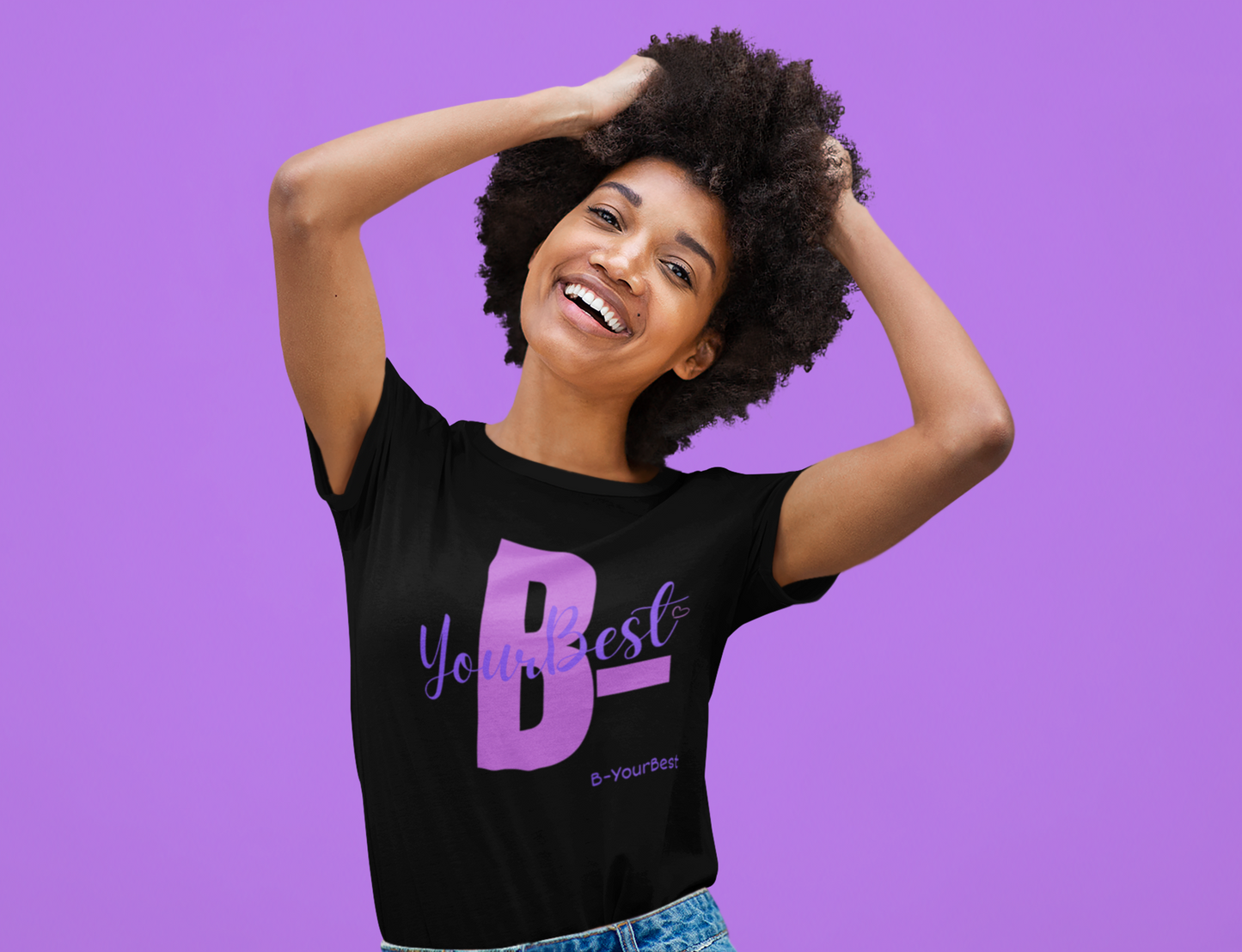 B-YourBest (PURPLE LTRS) Tee