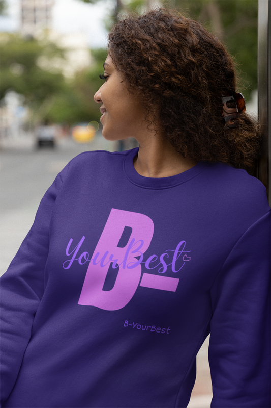 B-YourBest Hoodie Purple Ltrs