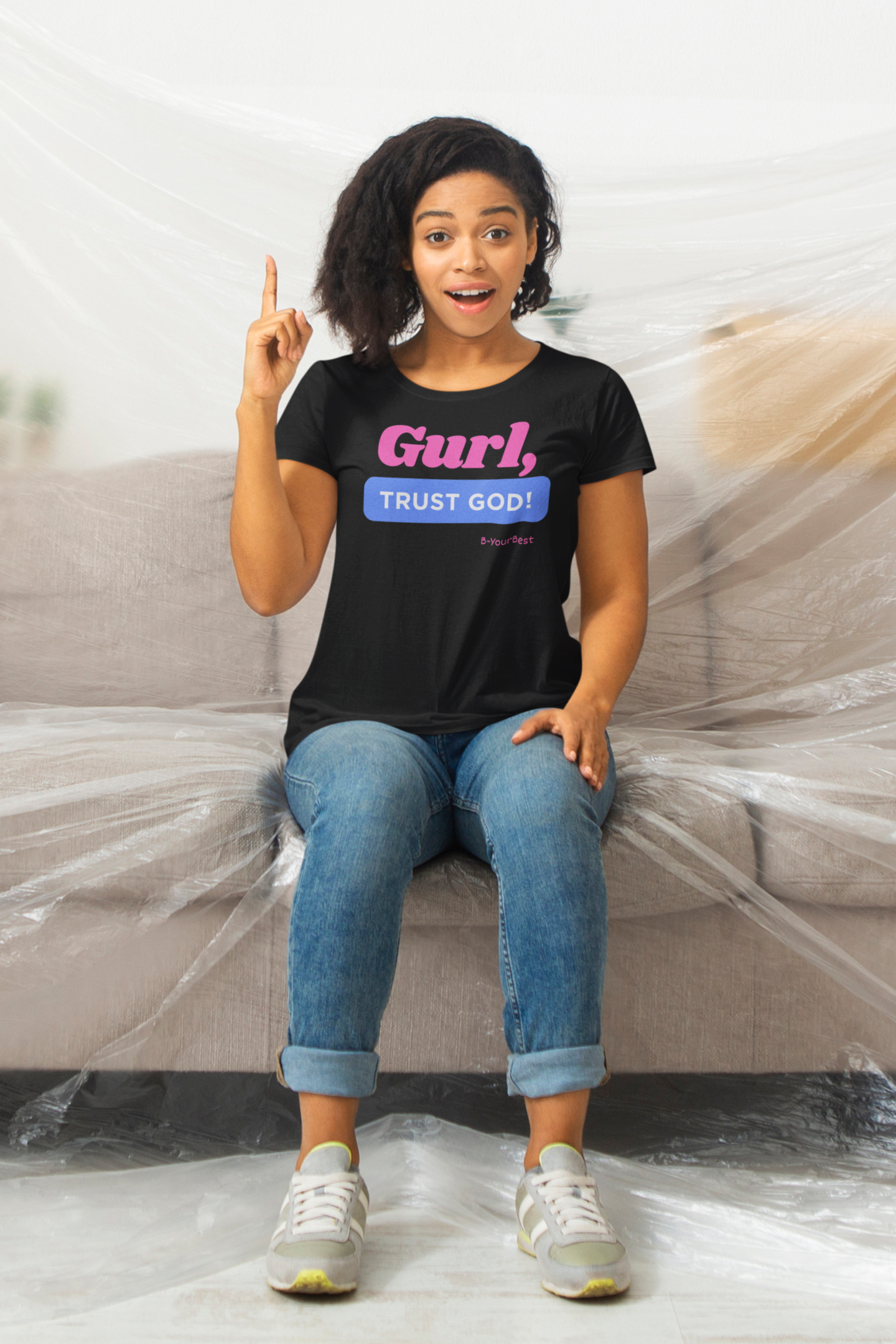 Gurl, Trust God Tee